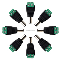 10A 2 broches CCTV alimentation DC connecteur vis prise adaptateur cordon avec prise femelle 12V mâle adaptateur pour connecteurs