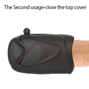 Entraîneur d'endurance pénienne, masturbateur masculin avec stimulation du gland et du scrotum, fonction de gémissements interactifs, jouets sexuels pour hommes - Product Image 2