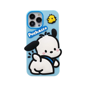 Custodia per Telefono 3D a Forma di Cane Pacha Carino, Adatta per iPhone 15 Pro Max, 14, 11, XR, XS, Nuovo Stile Giapponese e Coreano - Product Image 5
