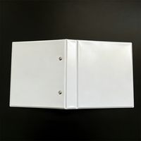 Carpeta de anillas con 2 orificios en D, tamaño A5, con cubierta rígida de PVC y mecanismo de palanca, caja archivadora impresa, color personalizado