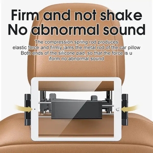 Nuevo Soporte Universal para Teléfono Celular en Reposacabezas de Auto, Soporte Multiángulo para Asiento Trasero de Auto, para iPad y Tablets de 4.7 a 12.9 Pulgadas - Product Image 5