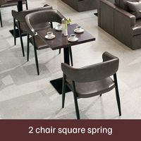 Chaise de salle à manger de style industriel canapé stand de bar commercial canapé thème restaurant table et chaise combinaison