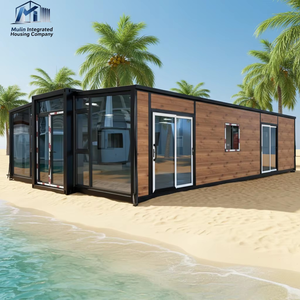 Casa Plegable Integrada Residencial <span class=keywords><strong>de</strong></span> 40 Pies <span class=keywords><strong>con</strong></span> Estructura <span class=keywords><strong>de</strong></span> Acero y Paneles Sándwich - Product Image 1