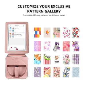 Smart Electric 3D Manicure & Pedicure Machine Professional Nail <b>Printer</b> with <b>USB</b> Charging Rose Gold Color - Product Image 4