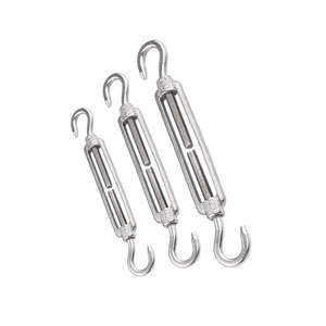 Alat Tensioner kabel tali kawat baja tahan karat dengan pengencang Turnbuckle badan tertutup untuk rahang kait JIGGING industri berat - Product Image 3