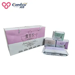 Protège-slips jetables anions personnalisés de marque privée de 380mm serviettes hygiéniques en coton produit d'hygiène féminine tampon menstruel biologique