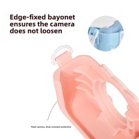 Nouvelle coque de protection en silicone anti-chute pour mini-caméra enfant 2.0, motif dessin animé transfrontalier