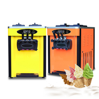 Machine à glace molle à trois saveurs, durable, faible consommation d'énergie, prix Dubaï