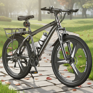 Bicicleta de Montaña 2026 Nueva en LA, Gran Venta, 30 Velocidades, Suspensión, para Adultos, Llantas de 24, 26 y 27 Pulgadas, con Horquilla de Acero y <span class=keywords><strong>Pedales</strong></span> Ordinarios - Product Image 1