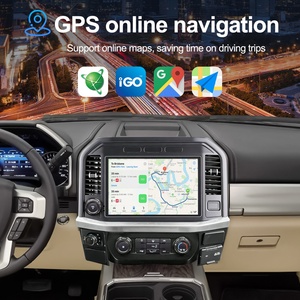 Navihua 12.95" Android Car Radio Multimedia Player Car Stereo GPS Navigation CarPlay Car Audio <b>System</b> for Ford F150 2015-2020 - Product Image 3