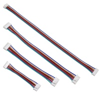 Benutzer definierte 2,54mm Pitch 7 Pin Rainbow Seven Color Flat Stromkabel