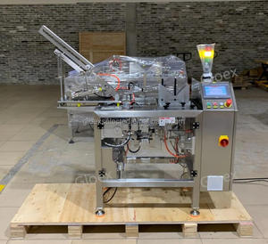 Máy đóng gói tự động nhỏ gọn con dấu khí nén cho túi giấy nhựa cho hàng hóa thực phẩm với các thành phần PLC động cơ cốt lõi - Product Image 6