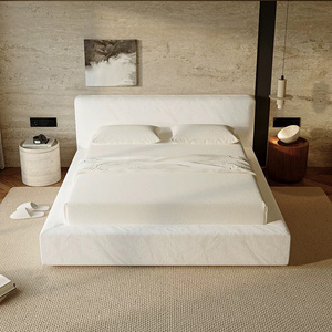 Mobilier moderne de chambre à coucher <span class=keywords><strong>Lit</strong></span> <span class=keywords><strong>en</strong></span> <span class=keywords><strong>bois</strong></span> king size de luxe <span class=keywords><strong>Lit</strong></span> souple <span class=keywords><strong>Lit</strong></span> <span class=keywords><strong>gigogne</strong></span> minimaliste italien avec sac rembourré <span class=keywords><strong>en</strong></span> tissu - Product Image 2