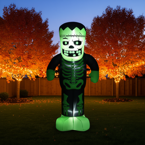 Decoración inflable de Frankenstein para Halloween, de PVC, de 6 pies, con luz, para jardín y fiestas. - Product Image 2