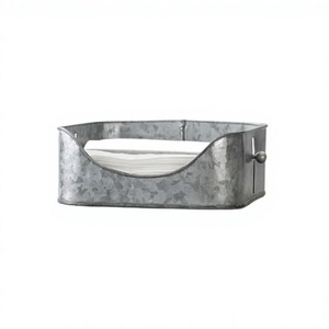 Galvanized <b>Tissue</b> Holder With Premium Quality Napkin Holder For Home <b>Wedding</b> And Hotel Tableware Use - Product Image 1
