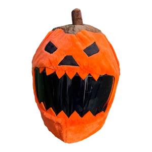 Motorcycle Motorcycle Helmet <b>Cover</b> Pumpkin Devil <b>Head</b> <b>Cover</b> Decoration Halloween Decoration - Product Image 2