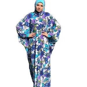 Colorful Maxi Plus Size Prayer Farasha Caftan Muslim dress abaya Modern clothing islamic Namaz Dress prayer mat islam