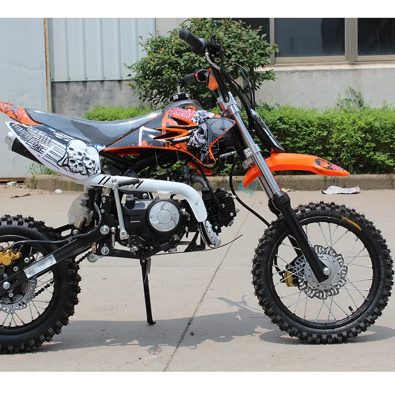 Off road Motorcycle 2 wheel 110cc 125cc cheap kick start 4-stroke adult dirt bike racing motorcycle for sale