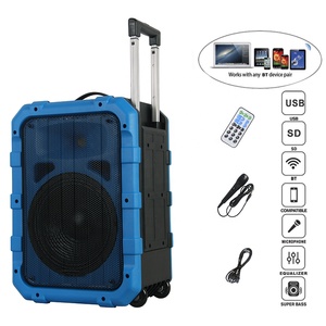 防水1200W 10 "Woofer PoweredカラオケTWSラウドスピーカー + LED照明 + マイク + バッテリービッグパワーWoofer Bocina Parlante - Product Image 6