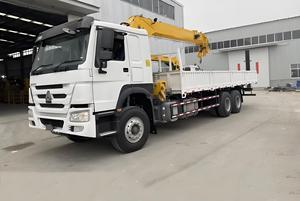 Bom preço Sinotruck HOWO 6X4 Novo ou Usado Carga Boom Crane Truck - Product Image 5