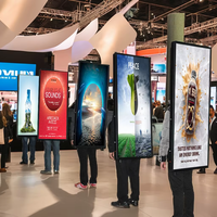 Cartel Led personalizado, equipo de publicidad portátil, mochila duradera, cartelera para marketing, exhibición de negocios