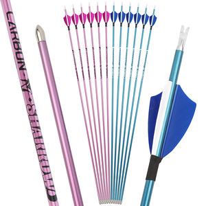 Freccia in carbonio puro 4.2mm albero turchia piuma tiro con l'arco bersaglio concorrenza arco composto ricurvo Multi Spine <span class=keywords><strong>frecce</strong></span> in fibra di carbonio - Product Image 1
