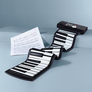 Mini <span class=keywords><strong>piano</strong></span> musical jouet, <span class=keywords><strong>meilleur</strong></span> cadeau, clavier de <span class=keywords><strong>piano</strong></span> électrique pliable en silicone <span class=keywords><strong>pour</strong></span> débutant - Product Image 2