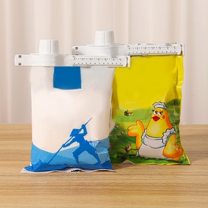 New <b>Kitchen</b> Gadgets <b>Plastic</b> Scale sealed Discharge Nozzle Bags Seal Food Clips Sealing Clips Fresh Keeping Clips - Product Image 4
