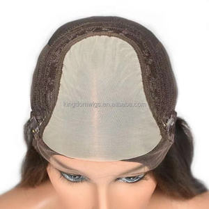 Lunghezza della spalla capelli europei vergini Cool biondo platino naturale e realistico senza cuciture fodera in pizzo parrucca ebrea per le donne - Product Image 6