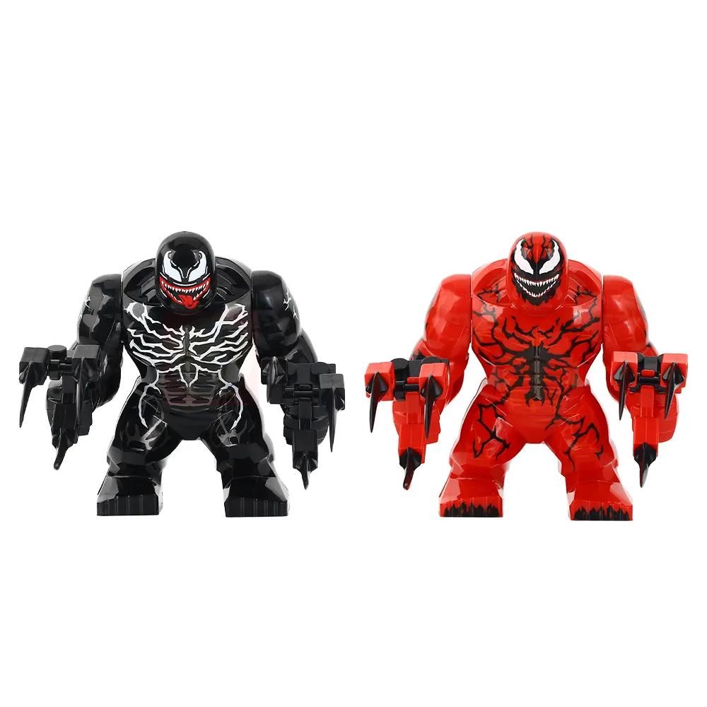7.5CM Big New Super Hero Venom Carnage Ironman Thor Thanos Hawkeye Building Blocks Figures New Year Gift Children Toy,WM2195
