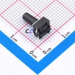 BTS0D0031NBG00 Tactile Switch SMD-4P,6x6mm Switch Round Button 1.8N Vertical Mount 6mm - Product Image 2