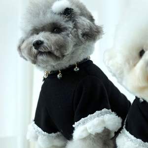 Camiseta de Invierno para Perro, Ropa Cálida para Mascotas, Personalizable OEM, Elástica, Transpirable, de Terciopelo, con Detalle de Pelo para Perros y Gatos - Product Image 2