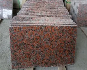 Top Quality Chinese Maple Red Granite G562 Indoor Tile Slab Kerbstones Granite Red Maple 2cm Granite Slab