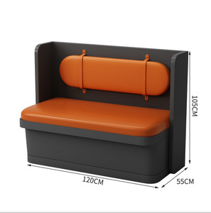 Moderno café té de la leche tienda Mesa silla combinación occidental restaurante Catering paquete suave cabina sofá taburete pared hoteles - Product Image 5