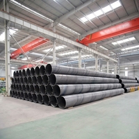 Tuyau soudé en spirale API 5L X65 PSL2, revêtement 3LPE, certifié CE ISO, pour le transport de pétrole, gaz et eau, export en vrac, directement de l'usine
