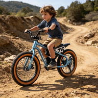 Vélo d'équilibre électrique pour enfants 350W, sans pédales, 12/16 pouces, jouet électrique pour enfants