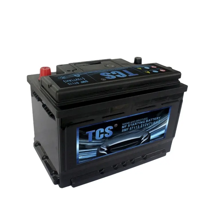 Batterie pour voiture 12v71AH (modèle 57113MF), véhicule coréen d'entretien de haute qualité, sans entretien