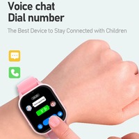 Reloj inteligente de 1,85 pulgadas, versión global, relojes inteligentes HR BP, batería de gran capacidad, rastreador GPS para niños, reloj SOS, reloj GPS inteligente