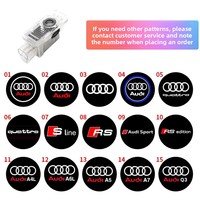 Kit de Luces de Proyección LED HD para Puerta de Coche, con Logotipo, para Modelos A3, A4, A5, A6, B8, B9, C7, Q5, Q7, R8, Tt