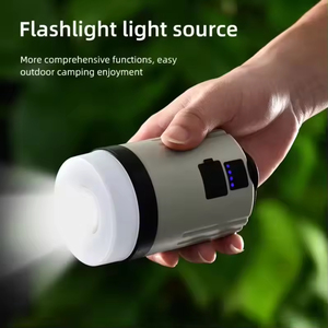 Projecteur latéral grande capacité rechargeable étanche, lampe de travail LED suspendue pour tente, lanterne de camping avec batterie externe intégrée - Product Image 6