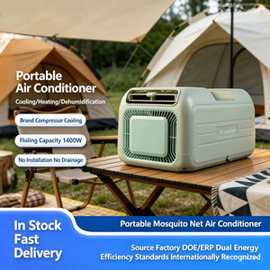 <span class=keywords><strong>Climatiseur</strong></span> <span class=keywords><strong>mobile</strong></span> portable intelligent pour extérieur, sans installation, sans vidange, avec alimentation en air de 3 m, pour camping, tente, camping-car - Product Image 2