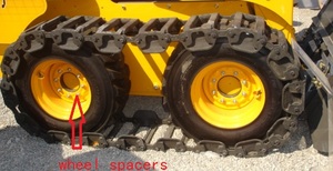 مساحات عجلات SW103 من المطاط من مصنع صيني لقطع غيار الرافعات الزاحفة متعددة الوظائف - Product Image 4