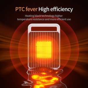 เครื่องทำความร้อนไฟฟ้าแบบพกพาขายส่งจากโรงงาน 900W สำหรับสำนักงาน บ้าน โต๊ะทำงาน เครื่องทำความร้อนฤดูหนาว พัดลมทำความร้อน PTC - Product Image 3