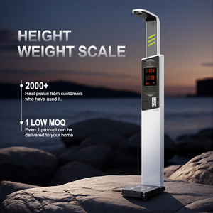 เครื่องชั่งน้ำหนักและวัดส่วนสูงอัลตราโซนิกแบบหยอดเหรียญ รุ่น HW-900C วัสดุทางการแพทย์ใหม่ สำหรับคลินิก - Product Image 4