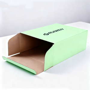 Boîte en carton ondulé à double ouverture, boîte alimentaire personnalisée écologique en papier, boîte d'emballage pour racine de lotus personnalisée - Product Image 4