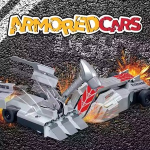 Nouveau produit : Voiture télécommandée RC 2.4G, jouet électrique pour 2 joueurs, mini voitures blindées de combat, cadeau pour garçons et enfants - Product Image 5
