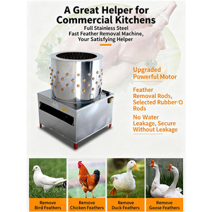 60 mô hình gà vịt gia cầm Máy tẩy lông plucker động cơ điện công suất cao lông xử lý động vật ngỗng - Product Image 3