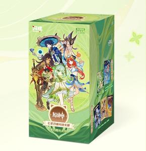 Lot de 24 boîtes en gros ShiningSoul <span class=keywords><strong>Genshin</strong></span> Impact Genius Invokation <span class=keywords><strong>TCG</strong></span> Booster Pack Série 4 Boîte Mystère Cartes à Collectionner - Product Image 1
