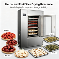 Realdot Commerciële Kleine Lucht-Energie Warmtepompdroger Fruit- en Groente Dehydrator Landbouwproducten Voedsel Droogmachine