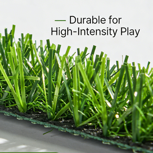 Gazon artificiel écologique vert sans remplissage de 30 mm, haute densité, idéal <span class=keywords><strong>pour</strong></span> les terrains de football et la conception d'aménagements paysagers - Product Image 3